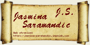 Jasmina Saramandić vizit kartica